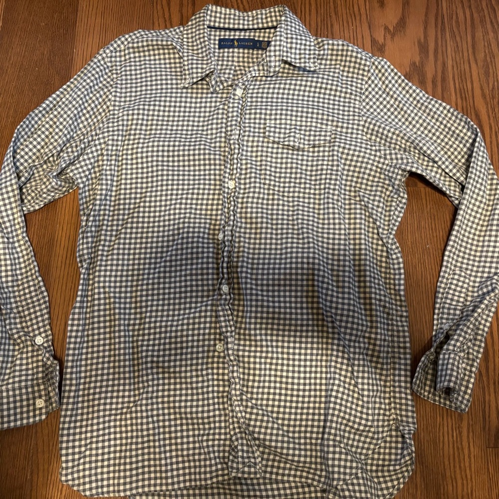 Blue Checkered Men's Shirt